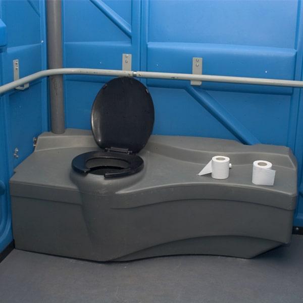 ada/handicap portable restrooms can be customized to meet specific needs or requirements, such as higher grab bars or different sink heights